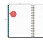 2026-2027 Excello Brands 8.5" x 11" Academic Weekly & Monthly Family Planner, Paperboard Cover, Navy Gold Numbers~#|#~461924A8-91C7-459B-BDA4BF9E14303645_sc7