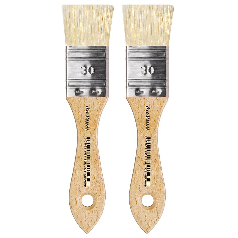 da Vinci MAESTRO2 Acrylic & Oil Natural Bristle Flat, Size 30 Mottler Brush, 2/Pack (DVXVA247530-2) image 1
