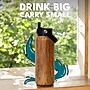 Elemental Core Stainless Steel Double Wall Insulated Water Bottle, 40 oz., Teakwood (EMLEBC40WD20)~#|#~4624E553-2397-4D44-88D8FB5E45DB7D2D_sc7