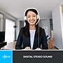 Logitech H390 Noise Canceling Stereo Headset, White (981-001285)~#|#~4625C628-A511-47CE-B6898EF6F41E802B_sc7