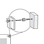 Azar Sign Holder, 24" x 36", Wall Mounted, Silver Acrylic (105536)~#|#~46267AE5-4824-49DF-BA0695481A4C3226_sc7
