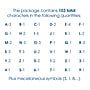 Cosco 3" Self-adhesive Letters and Numbers, Black (098142)~#|#~462B5E36-8F26-4B9E-8FD51632B163D0BE_sc7