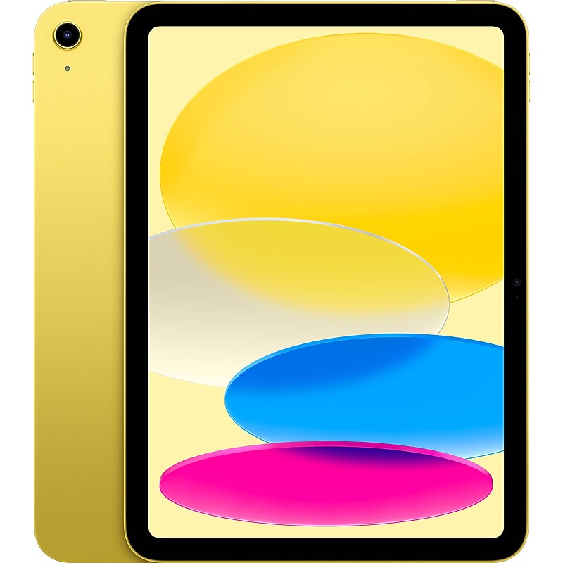 Apple iPad 11th Generation 11" Tablet, 128GB, Wi-Fi 6, Yellow (MD4D4LL/A) image 1