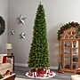 Nearly Natural 11' Slim Green Mountain Pine Artificial Christmas Tree with 950 Clear LED Lights (T3329)~#|#~462D0350-AB26-46CE-8A72CD0FF551AA9F_sc7