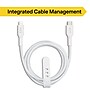 NXT Technologies™ 4 Ft. Braided USB-C to Lightning Cable for iPhone/iPad/iPod touch, White (NX60445)~#|#~4633357D-C3D1-4FB3-A720150E961A9969_sc7