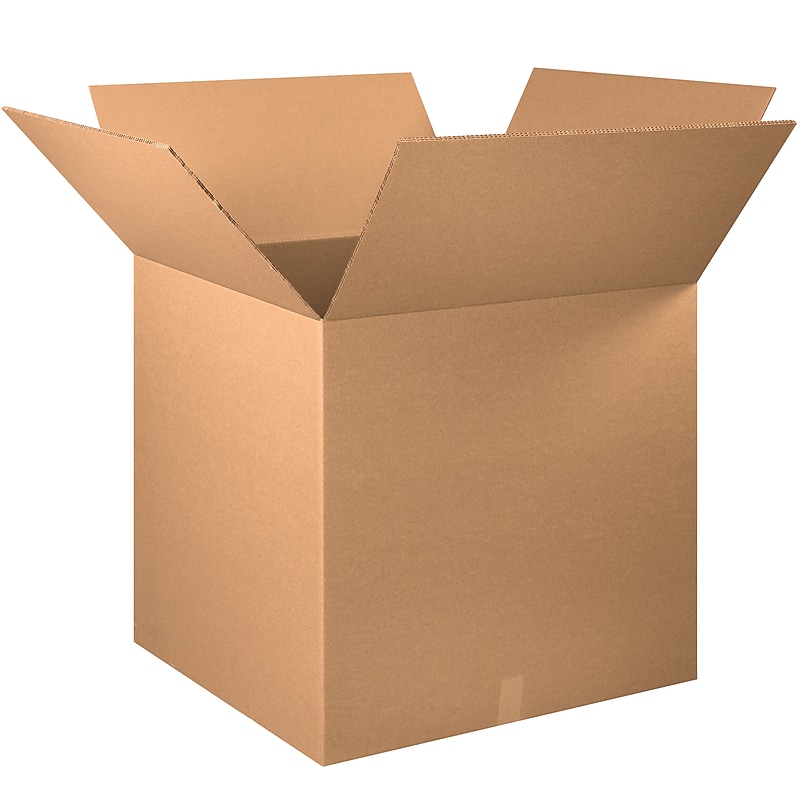 30" x 30" x 30" Heavy Duty Shipping Boxes, 48 ECT, 5/Bundle (HD303030DW) image 1