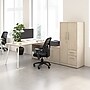 Bush Business Furniture Vista Wardrobe Cabinet with Drawers, Natural Elm (VSS130NEK)~#|#~463B8018-DF4F-4374-BDC989EF87884559_sc7