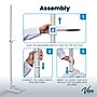 Viva Comfort Stadiometer Portable Height Measuring Rod, White (ADIME907-01-MK)~#|#~463CBD95-A695-47CD-9F98576A1EF07A6C_sc7