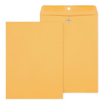 Quality Park Kraft Clasp & Moistenable Glue #10 Catalog Envelope