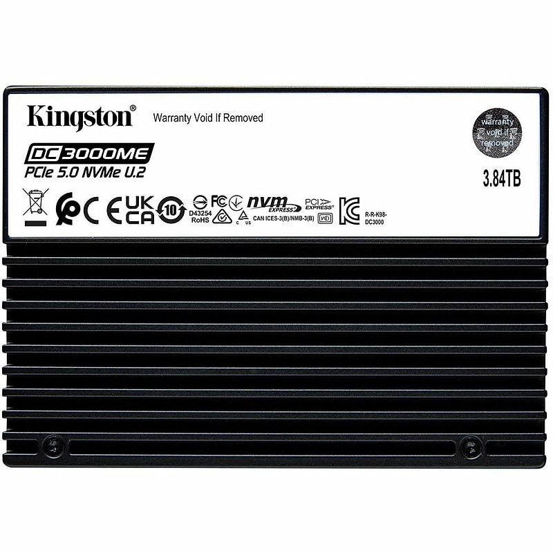 Kingston SEDC3000ME/3T8 DC3000ME PCIe 5.0 NVMe U.2 SSD image 1