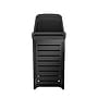 Suncast Commercial Metal Outdoor Trash Can with Resin Chute Lid, 30 Gallon, Black (MTCSQ305)~#|#~4651D745-032F-43DF-9C119A37D901254F_sc7