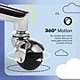 Serta Mia Ergonomic Fabric Swivel Computer and Desk Chair, Gray (CCHR10009B)~#|#~4652F763-BC46-41FB-B0D31AF7D3FA58B9_sc7