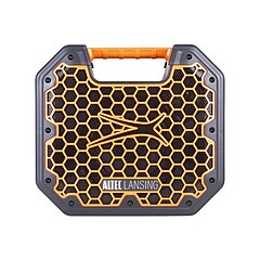 Altec Lansing ToughBoxx Rugged Wireless Speaker, Black/Orange