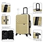 InUSA Aurum 25.98" Hardside Suitcase, 4-Wheeled Spinner, TSA Checkpoint Friendly, Champagne (IUAUR00M-CHA)~#|#~465CCE52-FFD7-4CBB-95728F661616B9FB_sc7