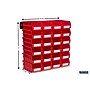 Triton Products LocBin Stackable Storage Bin, 3" x 4.12" x 7.37", Red, 24/Pack (3-220RWS)~#|#~465EBA15-46AF-442B-AF8C85EC8E13DEA5_sc7