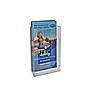 Azar Brochure Holder, 4.1875" x 7.875", Vertical, Clear Plastic, 10/Pack (252328)~#|#~466429BE-27DA-48D3-A72092B5155171DC_sc7