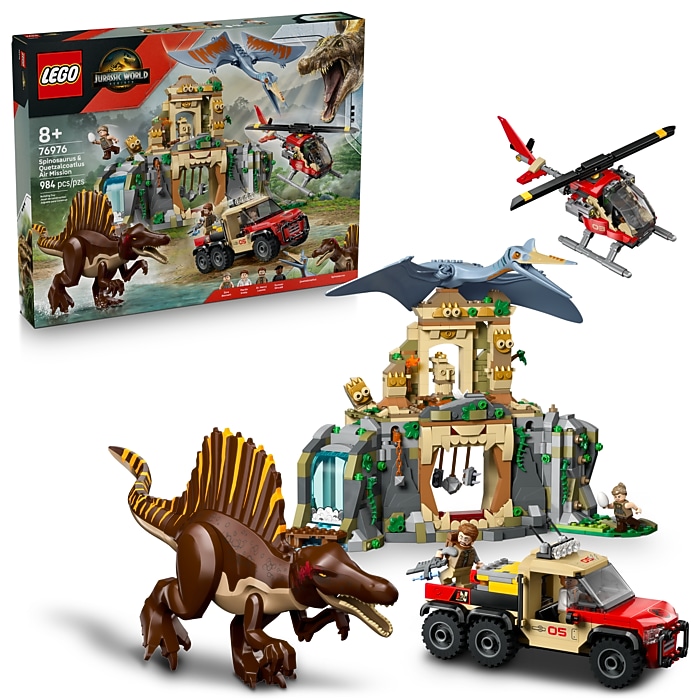 LEGO Jurassic World Spinosaurus & Quetzalcoatlus Air Mission, 984