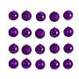 Nearly Natural Holiday Christmas Purple Shatterproof Ornament Set, 3", 20/Set (D1056-PP)~#|#~466B8C44-CF91-4534-8D95B3BC67D090A5_sc7