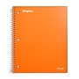 Staples 1-Subject Notebook, 8" x 10.5", Wide Ruled, 100 Sheets, Color chosen at random (ST60567C)~#|#~466D549A-C349-4E85-9BE112CE24BED9E8_sc7