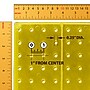 Azar Studio Base 60" x 17" Pegboard Floor Display, Yellow (700770-YEL-6C50)~#|#~4674BB23-49DA-44FB-87557CC5F3655A63_sc7