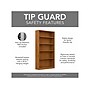 Bush Furniture Universal 72"H 5-Shelf Bookcase with Adjustable Shelves, Natural Cherry Laminated Wood (WL12467)~#|#~467A5C57-7263-495E-869A0CE5FF42DC3E_sc7