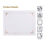 Better Office Certificate Holders, 8.75" x 11.25", White/Gold, 25/Pack (65259-25PK)~#|#~467E0283-C33B-472C-8D2B27933A54E6B0_sc7