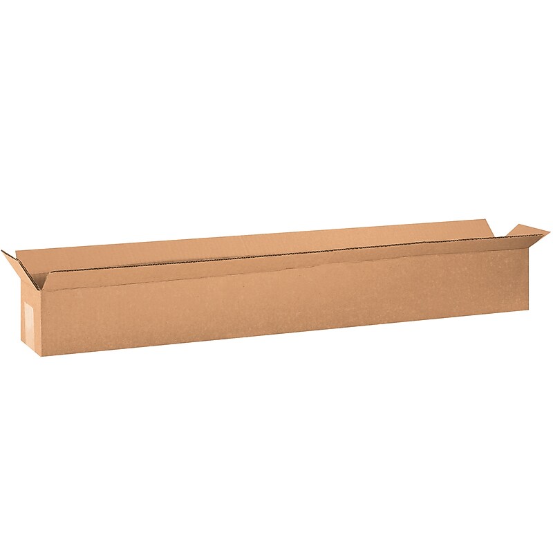 36" x 4" x 4" Shipping Boxes, 32 ECT, Brown, 25/Bundle (3644) image 1