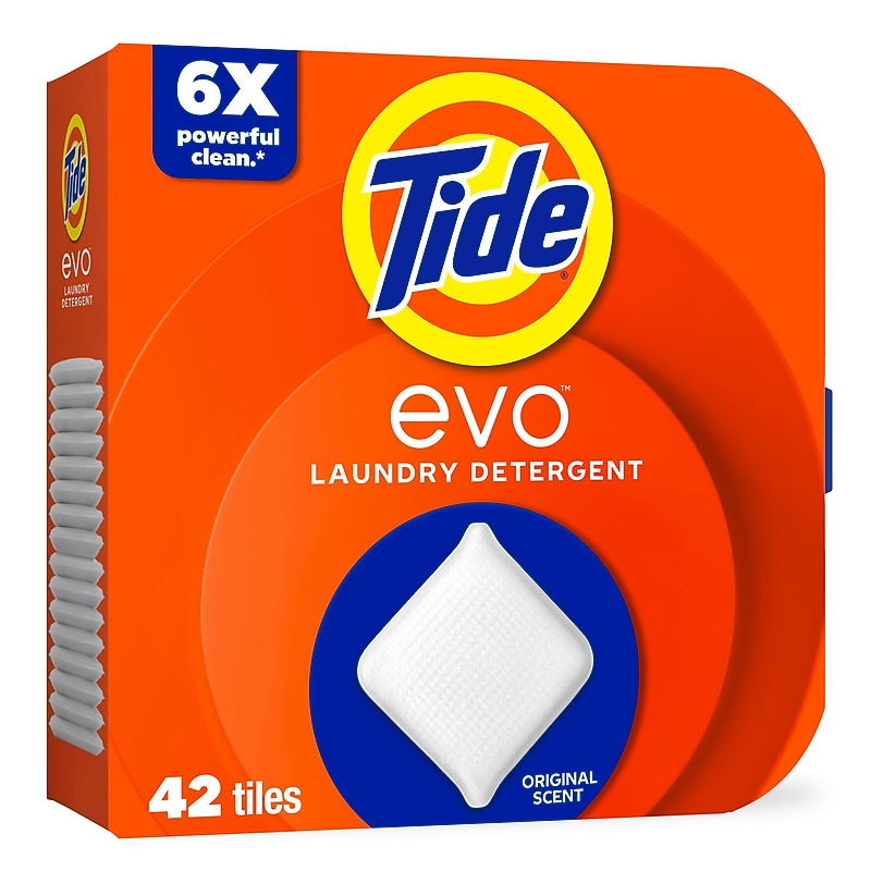 Tide evo Laundry Detergent, Original Tide Scent, 42 Loads, 42/Pack (21856) image 1