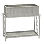 Household Essentials Raised Two Tier Plant Stand, Gray Resin (ML-5021)~#|#~4682E6BB-34C9-4023-B7F2219B02D08DB1_sc7