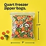 Glad Zipper Freezer Storage Bags, Quart, 20 Bags/Box (57035)~#|#~468552DB-F341-4246-A5F750A8D68E9C2B_sc7