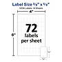 Avery Multipurpose Labels, 3/8" x 5/8", White, Non-Printable, 1,008 Labels/Pack (5414)~#|#~46855847-128C-4AC0-BC5B9696EC509887_sc7