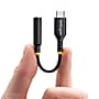 StarTech USB-C to 3.5mm Audio Adapter, Male to Female, Black (USBCAUDIO2)~#|#~468A5F24-E00E-4C6E-ABE05B43A9957A5A_sc7