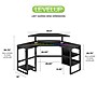 Whalen Leet LevelUp 53"W Corner Desk, Onyx (SPLS-LTCGD)~#|#~468AD7E2-CBFF-46EE-8FBD55C0D375AA59_sc7