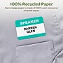 Avery EcoFriendly Sticker Name Tags/Labels, 2 1/3" x 3 3/8", White, 20 Sheets/Pack, 160 Labels/Pack (42395)~#|#~468B8FDC-9AFF-450C-ABB353B93D377371_sc7