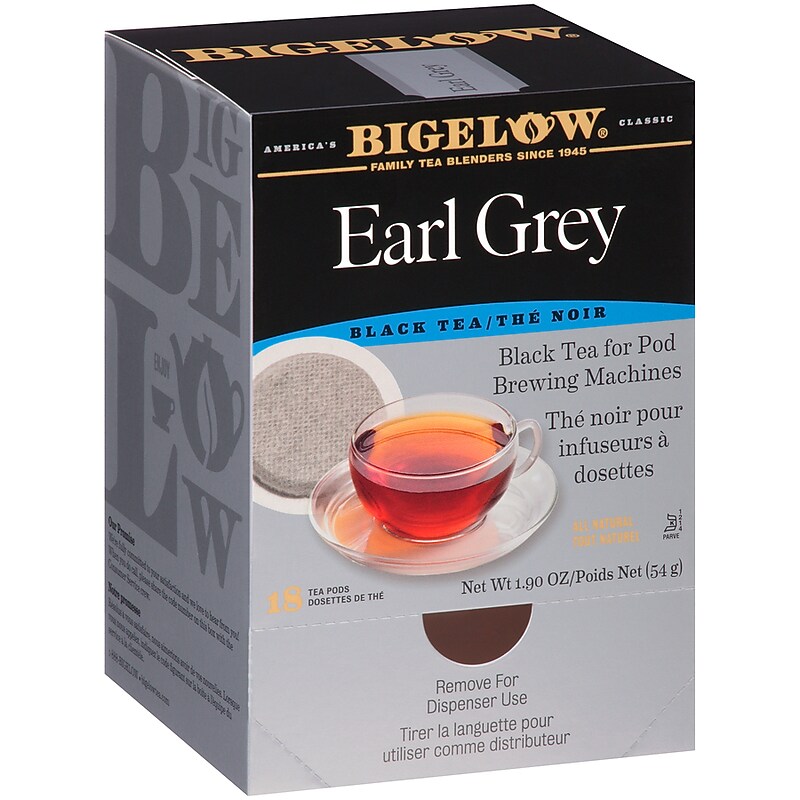 Bigelow Earl Grey Black Tea, Pods, 18/Box (RCB08906) image 1