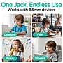 VentureX K22 3.5mm Kids Learning Stereo Phone & Computer Headphone, Black, 50/Pack (VHPK22M50)~#|#~469793E7-492F-4BCB-9675FC36A2688C3F_sc7