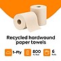 Coastwide Professional™ Recycled Hardwound Paper Towels, 1-ply, 800 ft./Roll, 6 Rolls/Carton (CW21812)~#|#~469A3D1B-A86C-4703-B4EB4CC885351737_sc7
