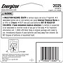 Energizer 2025 Lithium Batteries, 4/Pack (2025BP-4)~#|#~469B2F94-F5C2-46A5-B5775969A0A4BDED_sc7