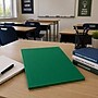 Staples 2‑Pocket Portfolio Folder with Fasteners, Letter Size, Durable Poly Construction, Green~#|#~46A5317A-F5D8-4053-9C4A1E9889CCCF0F_sc7