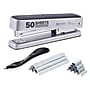 Bostitch Office Titan Heavy Duty Desktop Stapler, 50-Sheet Capacity, Staples Included, Silver (B615-SLV-VP)~#|#~46A536AD-A295-4123-9D1B75B21A004B6C_sc7
