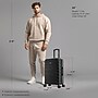 InUSA Trend 24" Hardside Suitcase, 4-Wheeled Spinner, TSA Checkpoint Friendly, Black (IUTRE00M-BLK)~#|#~46A6B998-23F2-435A-B6506BB907198B87_sc7
