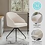 Martha Stewart Sora Velvet Swivel Task Chair, White/Oil Rubbed Bronze (CH222119WHBK)~#|#~46A72FBD-0C2E-4CE5-BF3DAEEA99165B97_sc7