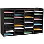 AdirOffice 500 Series 36 Compartment Literature Organizers, 39.3" x 11.8", Black, 2/Pack (500-36-BLK-2PK)~#|#~46AA5B09-CEB7-4375-873829D48678CF61_sc7