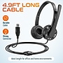Delton 12Y Stereo On-Ear Computer Headset, USB Type-A (DWH12Y)~#|#~46ACBD0F-2756-4737-BEA859C0575482E5_sc7