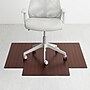 Anji Mountain Standard Bamboo Carpet & Hard Floor Chair Mat with Lip, 44" x 52", Dark Cherry (AMB24006)~#|#~46AD617F-6BCA-4A13-AE5236F3EC1701CA_sc7