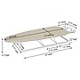 Household Essentials Wood Table Top Ironing Board, Natural (130202W)~#|#~46B44C88-2514-45A2-A83D02EC00DEC4DA_sc7
