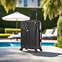 InUSA Vasty 22.44" Hardside Suitcase, 4-Wheeled Spinner, TSA Checkpoint Friendly, Black (IUVAS00S-BLK)~#|#~46B4825D-B475-4E77-A4215A1A05565455_sc7