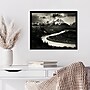 Amanti Art The Tetons and the Snake River Grand Teton National Park 1942 by Ansel Adams Wood Framed Wall Art Print, 22" x 18"~#|#~46B4F10A-E7B9-4E45-9126BDC5A513EF7C_sc7