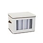 Household Essentials 57 Quart Dinnerware Storage Container, Fabric, Cream (541-1)~#|#~46BF760F-DF63-42C9-868549F568967A11_sc7