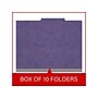 Medical Arts Press Pressboard Classification Folder, 2-Dividers, 2" Expansion, Letter Size, Purple, 10/Box (DV-T42-26-3PRP-PKT)~#|#~46C78E1D-AB3E-4653-A4CD6092D7781F19_sc7
